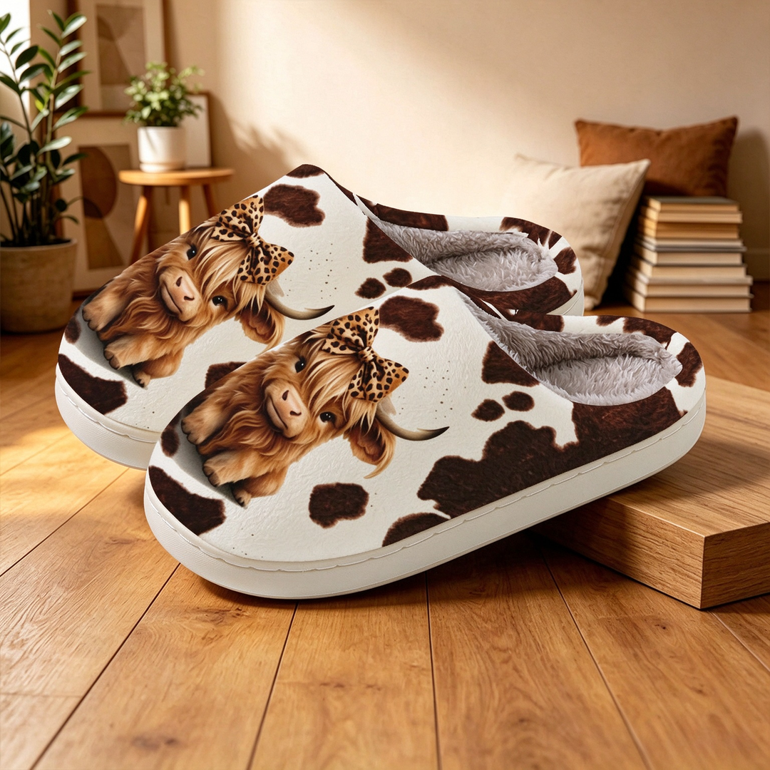 Highland Cow Slippers