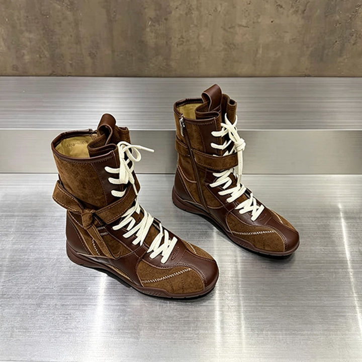 Retro Lace-Up Combat Boots