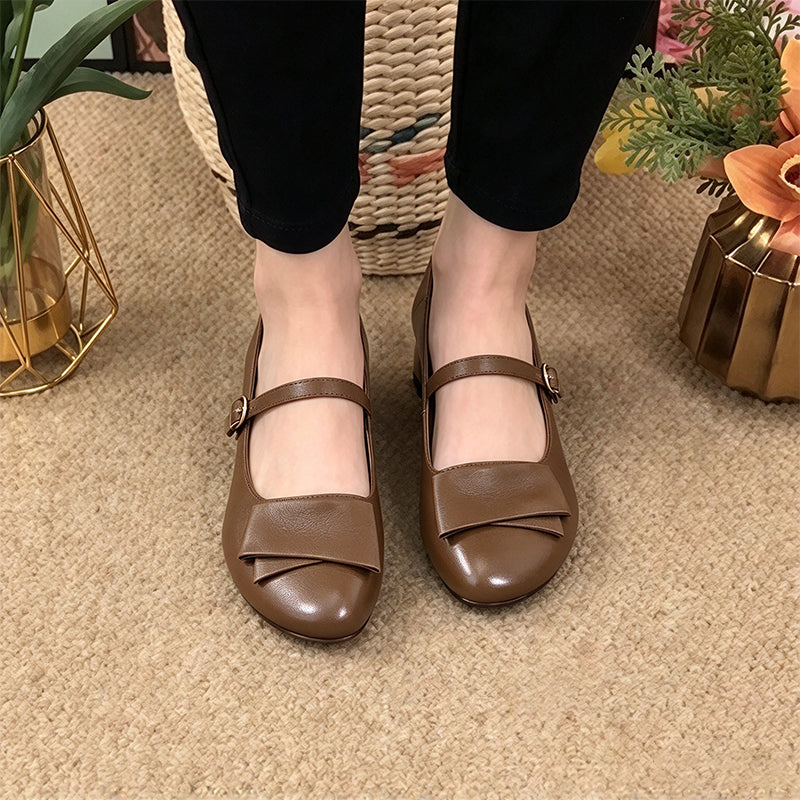 Classic Bow Detail Flat Pumps