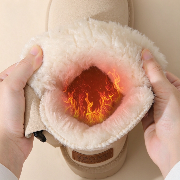 Electric Heated Plush Winter Boots