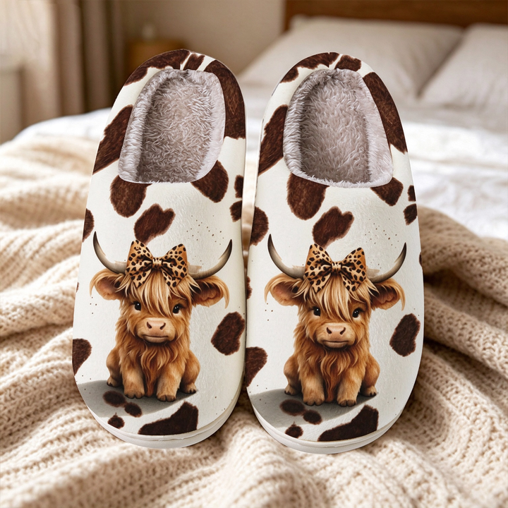 Highland Cow Slippers
