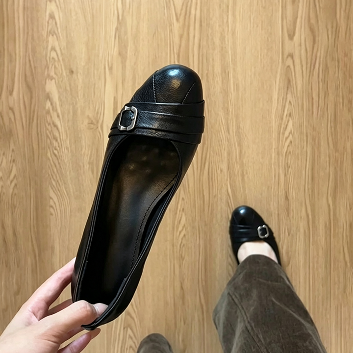 Classic Buckle Strap Ballet Flats