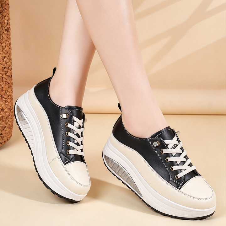 Colorblock Platform Sneakers