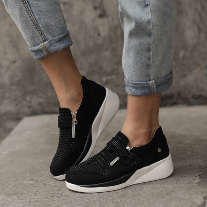 Comfort Wedge Walking Shoes