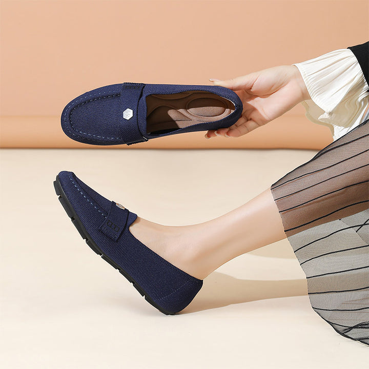 Soft Knit Slip-On Loafers