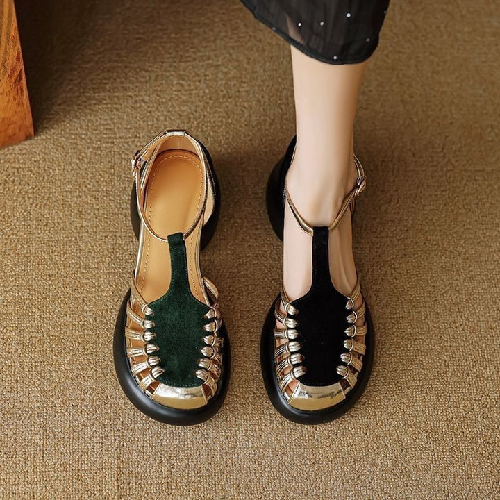 Retro T-Strap Fisherman Sandals