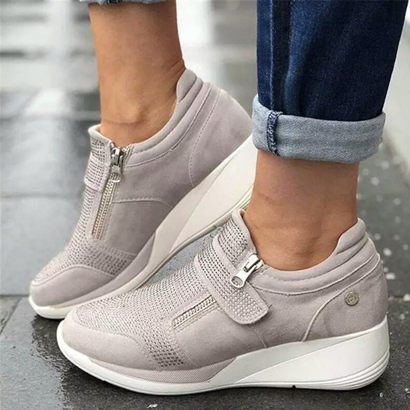 Comfort Wedge Walking Shoes