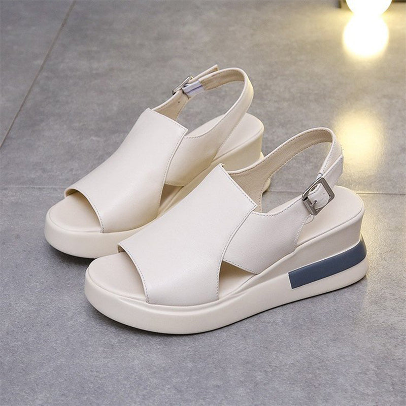 Comfort Platform Slingback Sandals