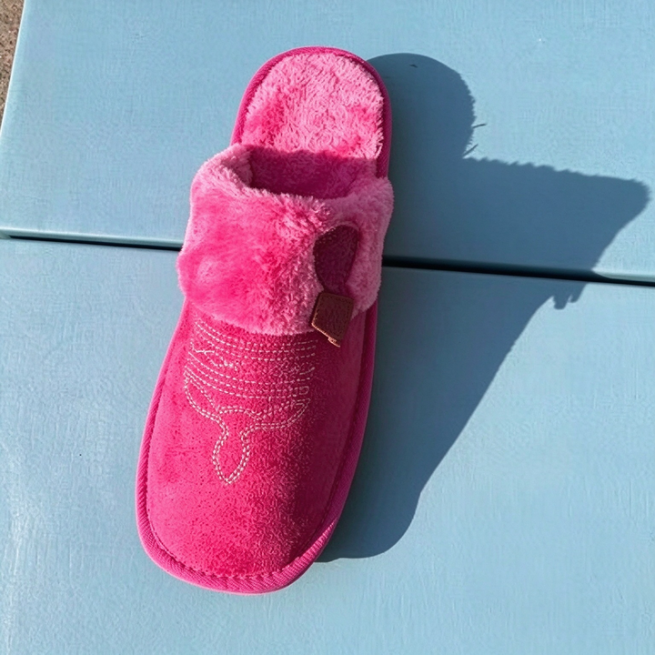 Cozy Faux Fur Lined Slip-On Slippers