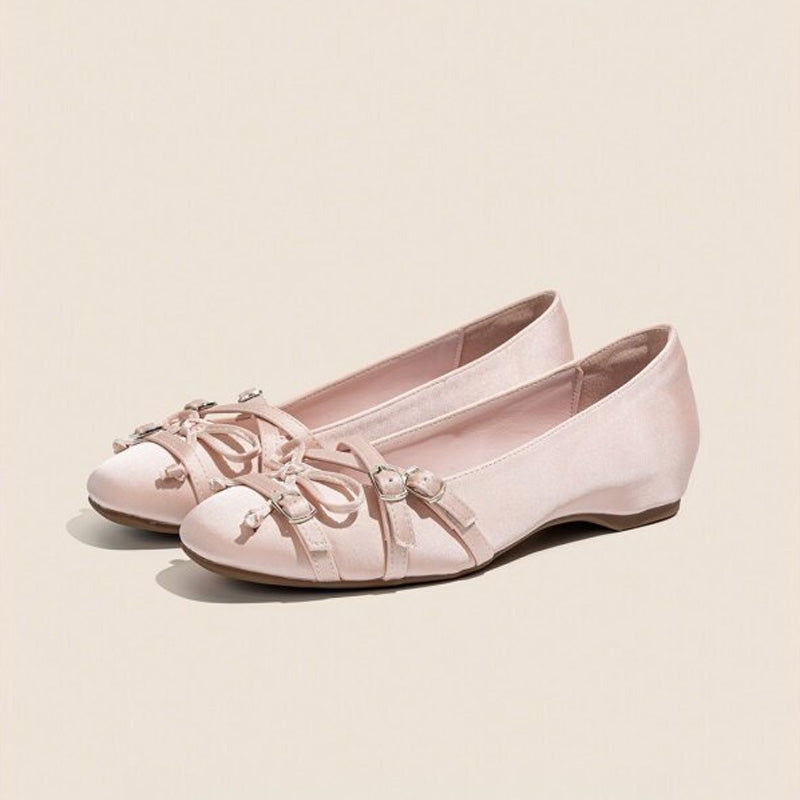 Buckle Strap Ballet Flats