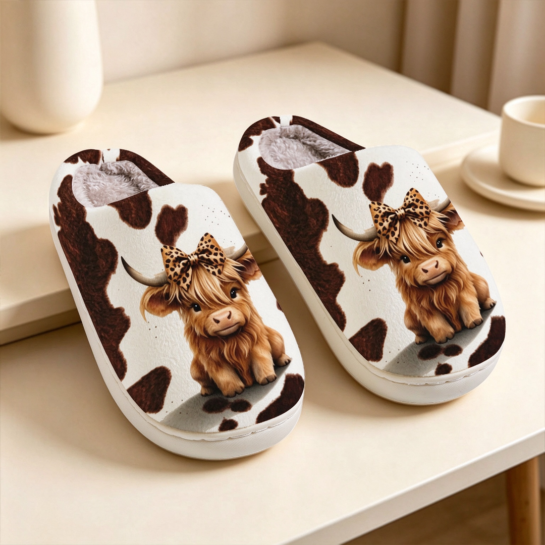 Highland Cow Slippers