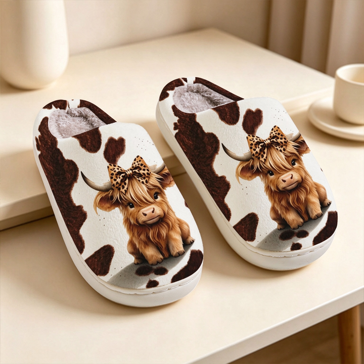 Highland Cow Slippers