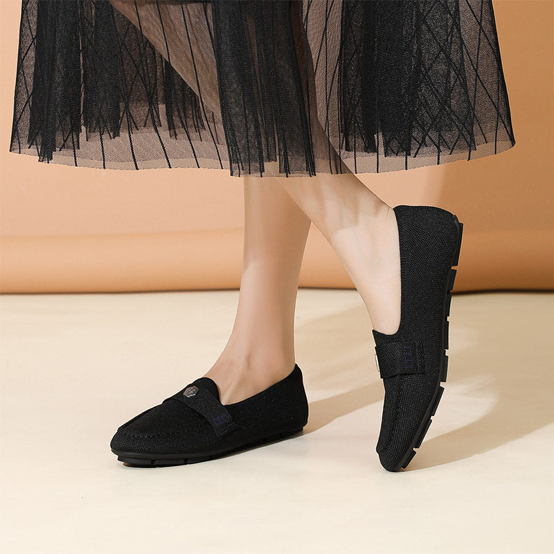Soft Knit Slip-On Loafers