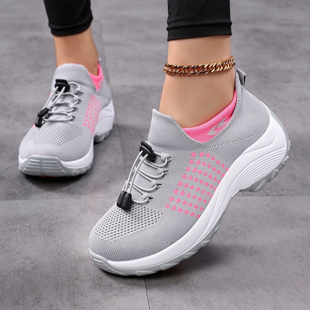 Breathable Knit Walking Sneakers