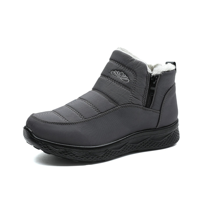 Cozy Fur-Lined Waterproof Winter Ankle Boots