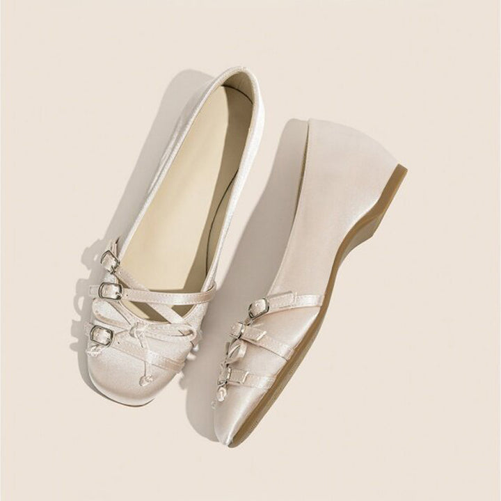 Buckle Strap Ballet Flats
