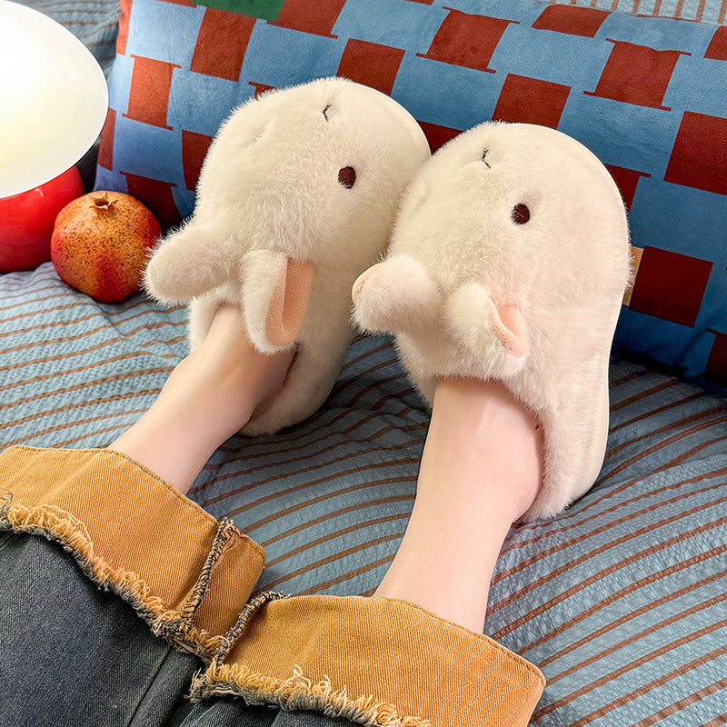 Plush Bunny Slippers
