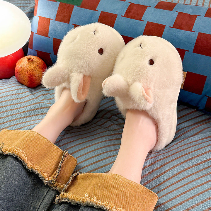 Plush Bunny Slippers