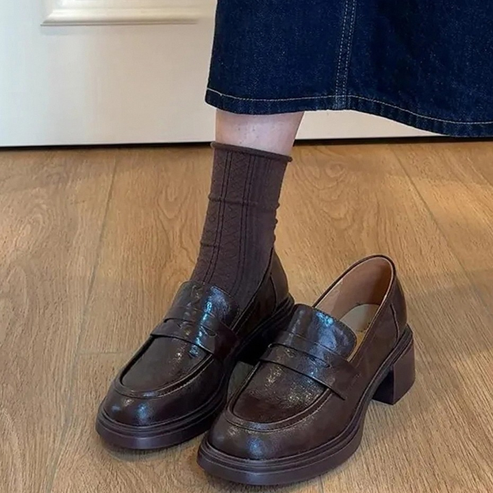 Classic Platform Penny Loafers