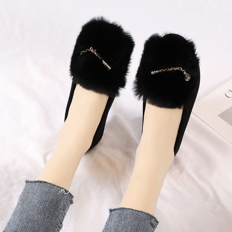Faux Fur Lined Cozy Loafers