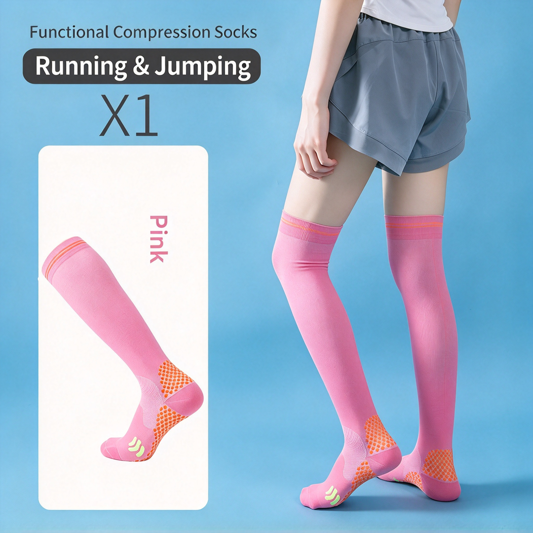 Knee-High Compression Sports Socks