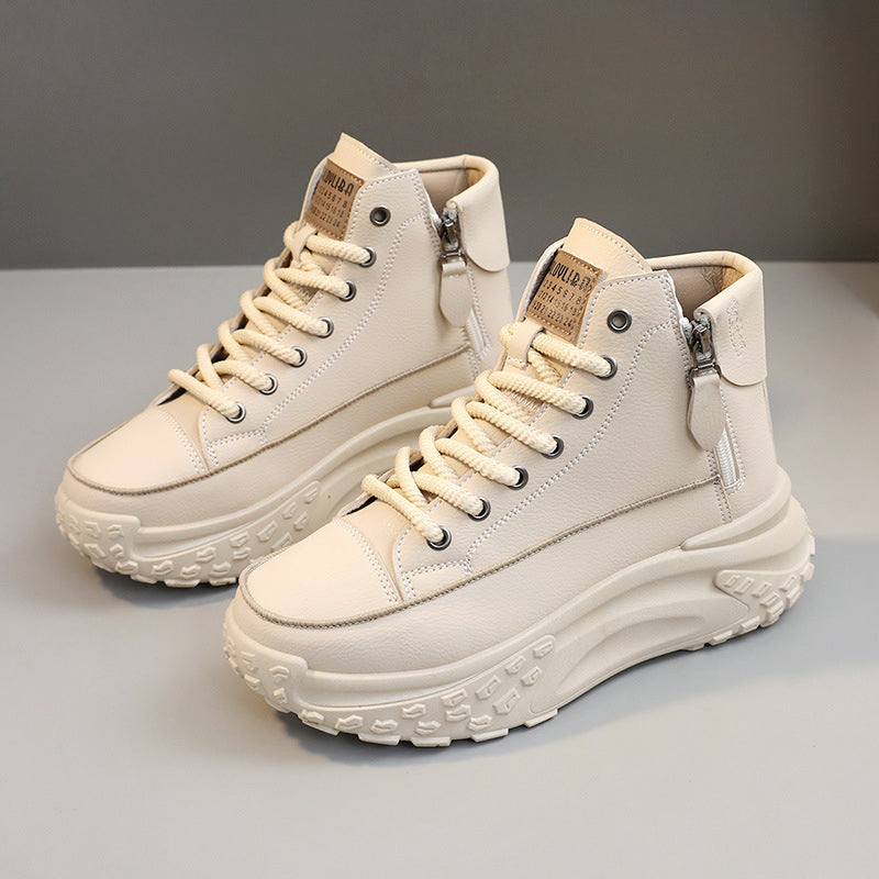 Chunky Platform High-Top Sneakers