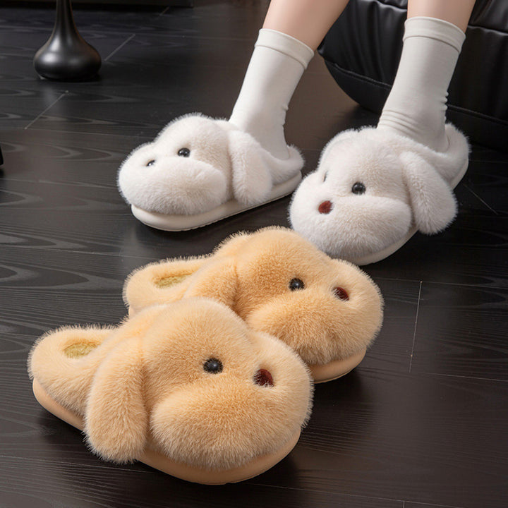 Plush Teddy Bear Slippers