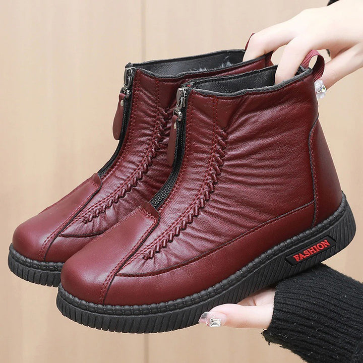Classic Front Zip Comfort Ankle Boots