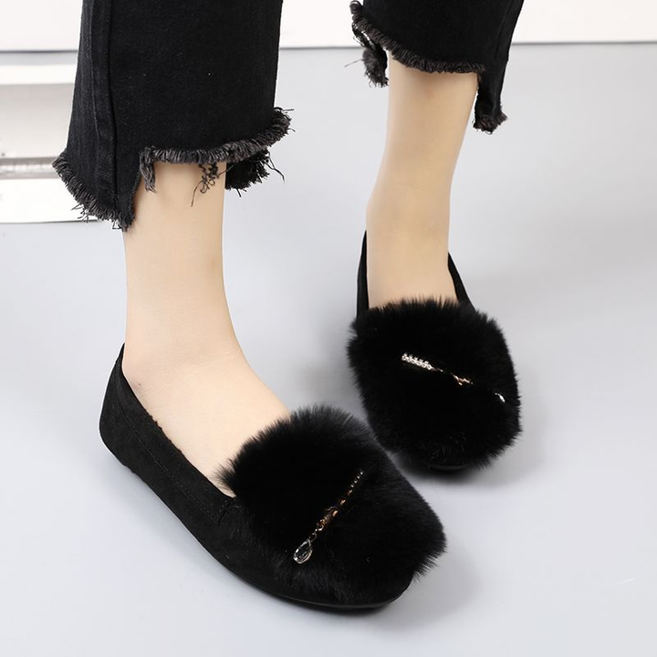 Faux Fur Lined Cozy Loafers