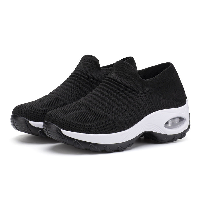 Breathable Air Cushion Slip-On Sneakers