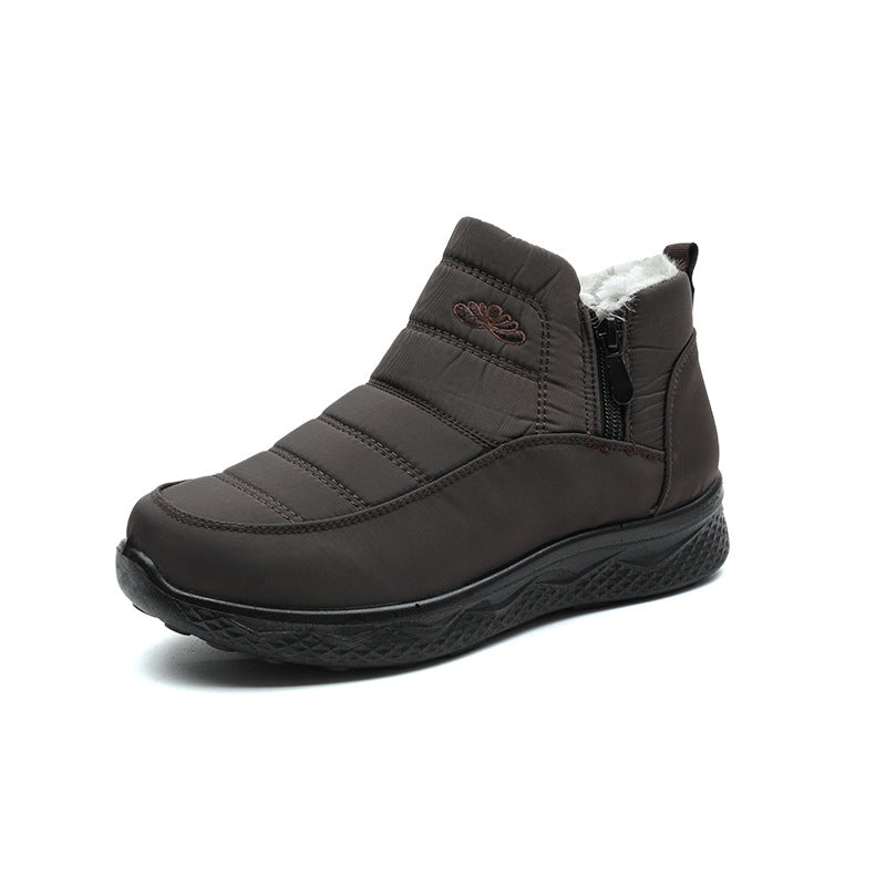 Cozy Fur-Lined Waterproof Winter Ankle Boots