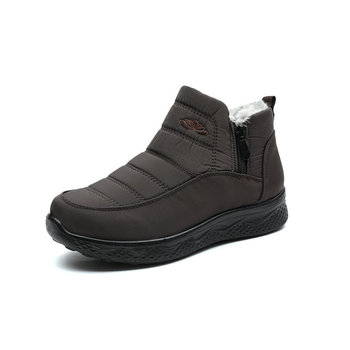 Cozy Fur-Lined Waterproof Winter Ankle Boots