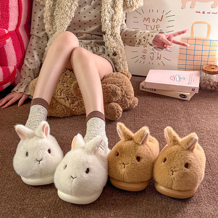 Plush Bunny Slippers
