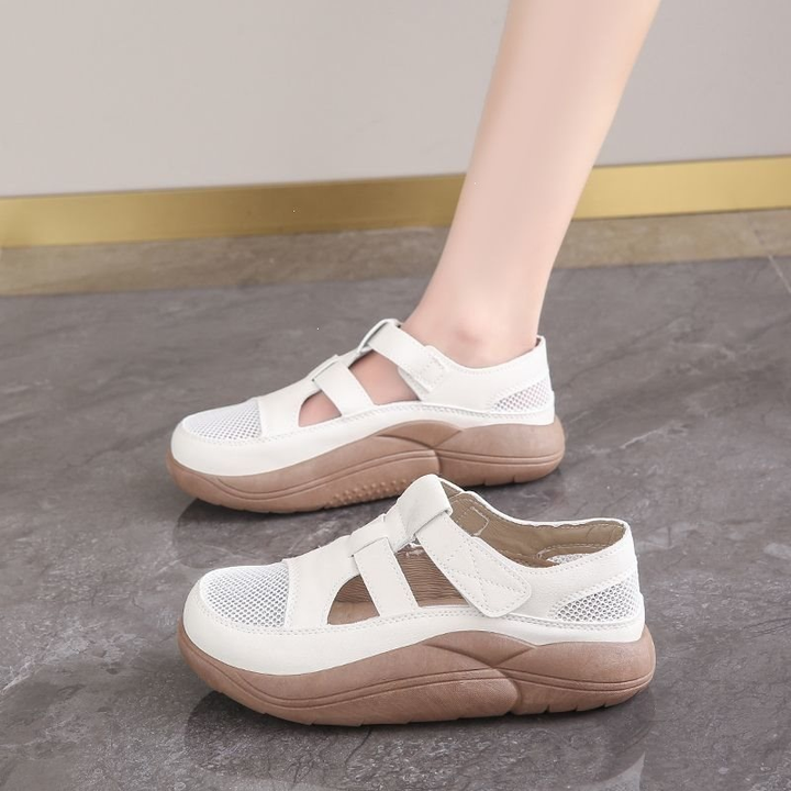 Breathable Cutout Comfort Walking Shoes
