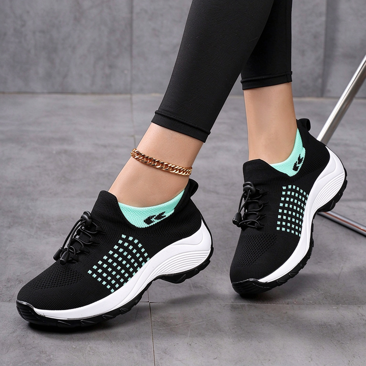 Breathable Knit Walking Sneakers