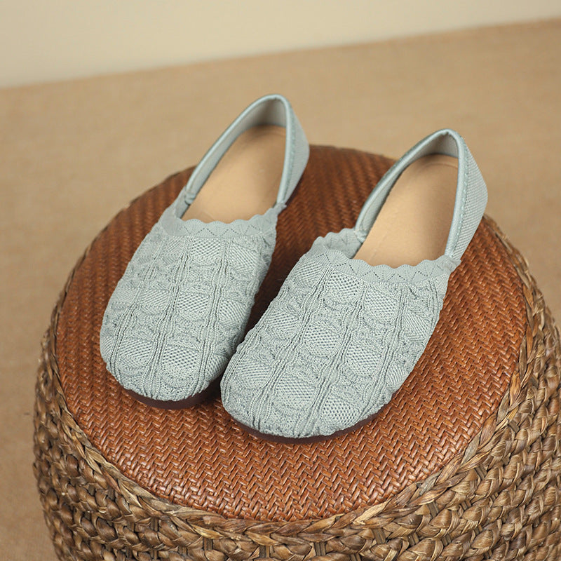 Breathable Knit Casual Walking Shoes