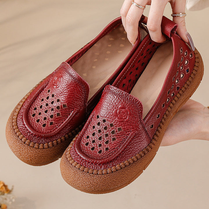 Leather Slip-On Loafers