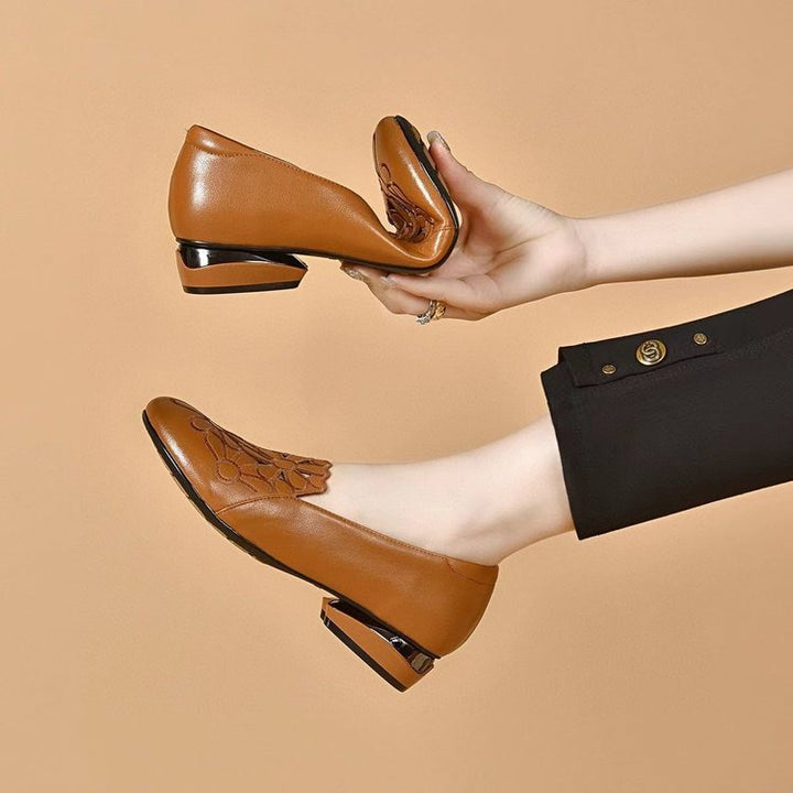 Floral Cutout Comfort Shoes for Women