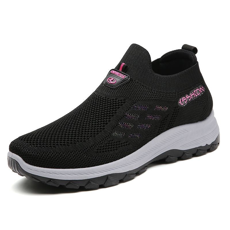 Sock-Fit Walking Sneakers