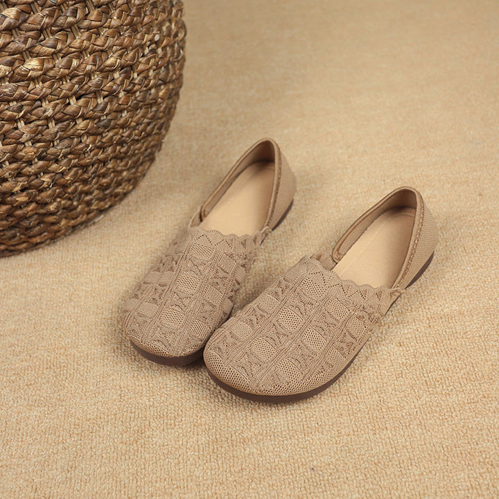 Breathable Knit Casual Walking Shoes