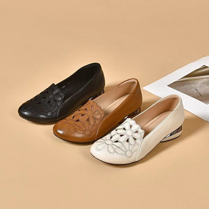 Floral Cutout Comfort Shoes for Women