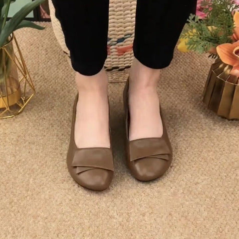 Classic Bow Detail Flat Pumps