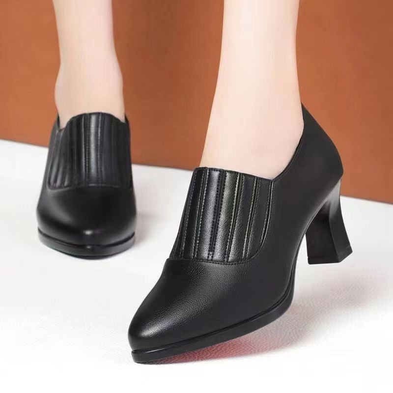 Classic Block Heel Ankle Boots