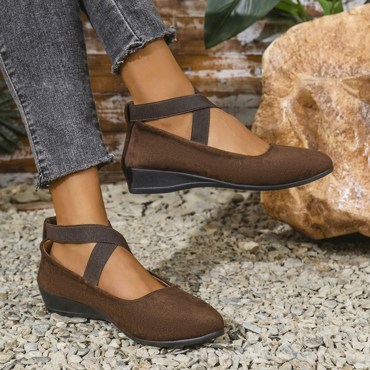 Slip-On Platform Walking Sneakers