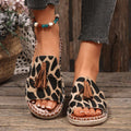 Boho Tassel Slide Sandals