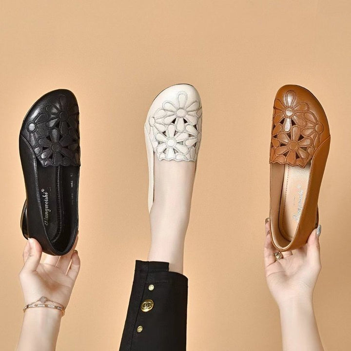 Floral Cutout Comfort Shoes for Women