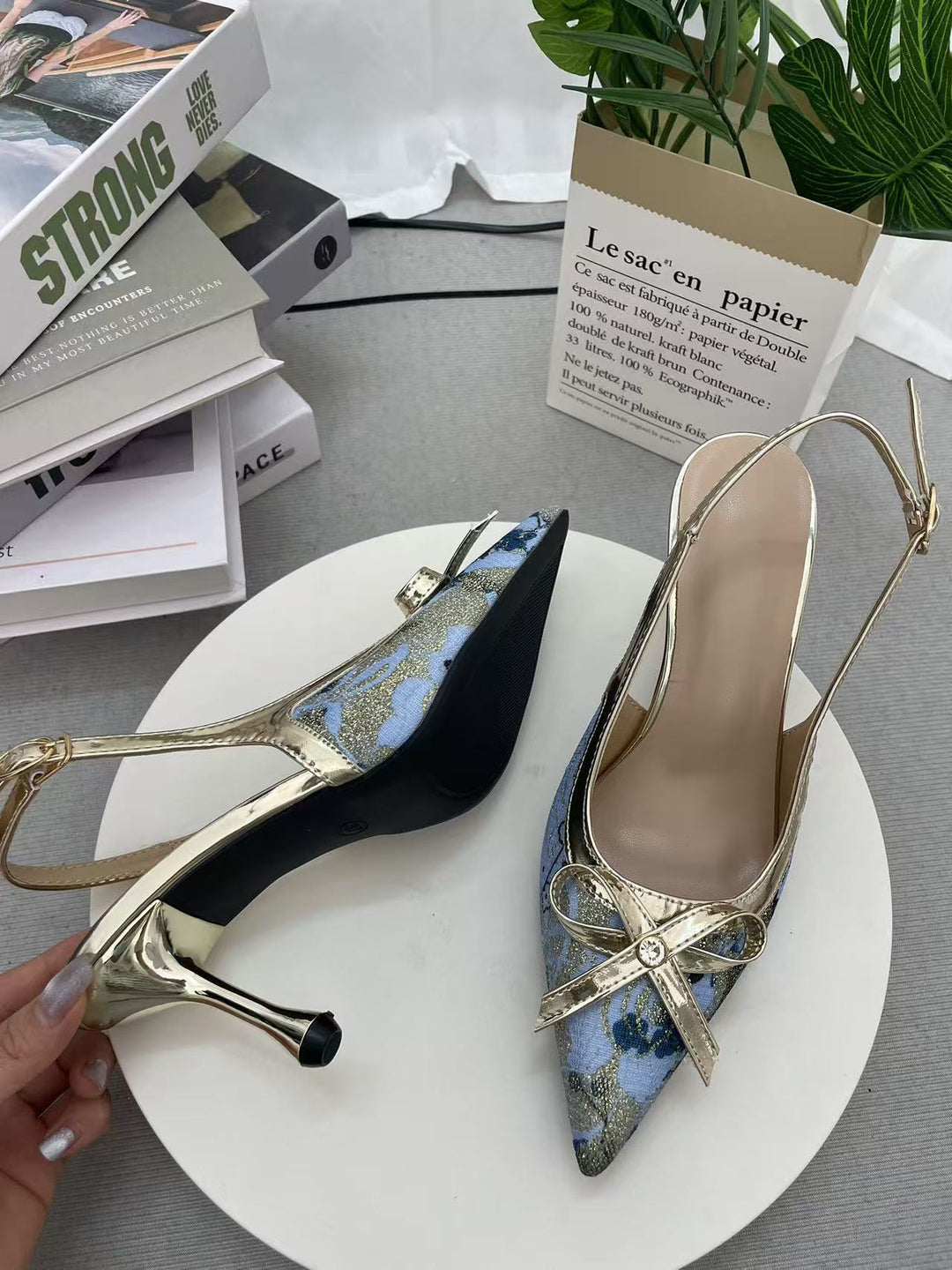 Mesh Closed Toe Pointed Stiletto Sandals