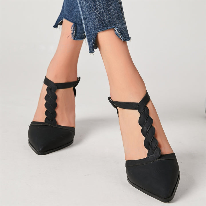 Pointed Toe Block Heels