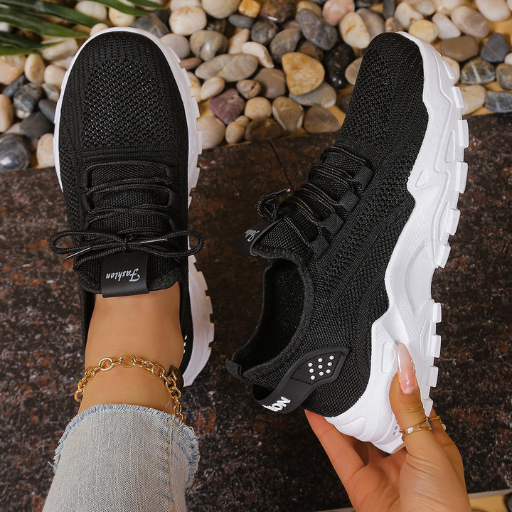 Breathable Knit Walking Sneakers