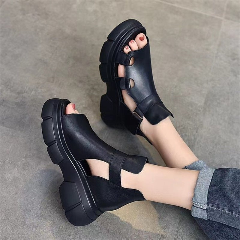 Minimalist Platform Fisherman Sandals
